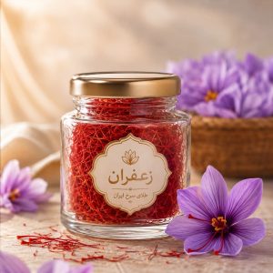 زعفران نگین اعلا ۱ مثقالی (۴.۶۰۸ گرم) سبحان